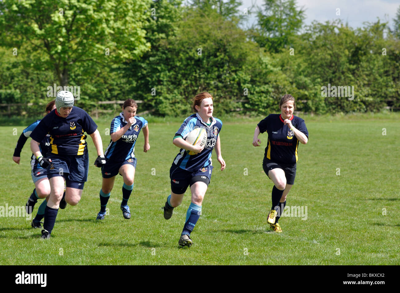 Women`s Rugby Union Stock Photo